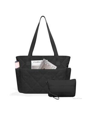 Puffer Tote Bag Laptop 15.6" Trolley Sleeve Travel Work Nurse Gym